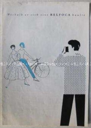 Werbeprospekt für Kameras aus der DDR