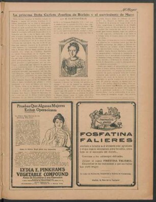 La princesa doña Carlota Josefina de Borbón y el movimento de Mayo