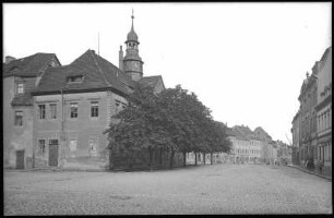 Ronneburg. Rathaus und Unterer Markt