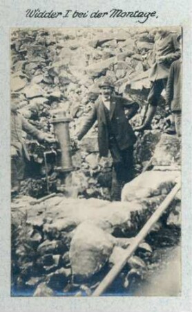 Foto des Widders I auf dem Buchenkopf bei der Montage