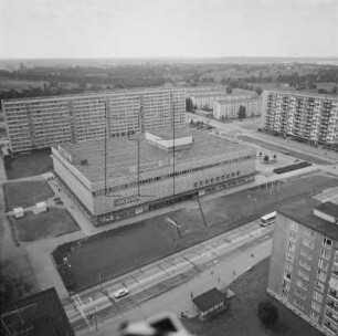 Centrum-Warenhaus in Hoyerswerda : Blickrichtung Nordwesten