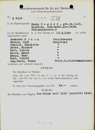 Wagner, Paula