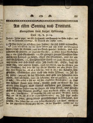 111-119, Am elften Sonntag nach Trinitatis