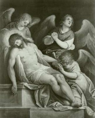 Christus, von Engeln beweint