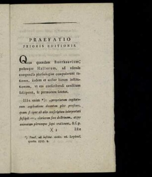 Praefatio Prioris Editionis