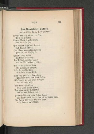 Das Wandsbecker Liedchen.
