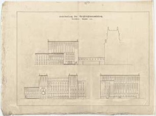 Billing, Hermann; Berlin; Reichstagsgebäude, Erweiterung - Ansichten