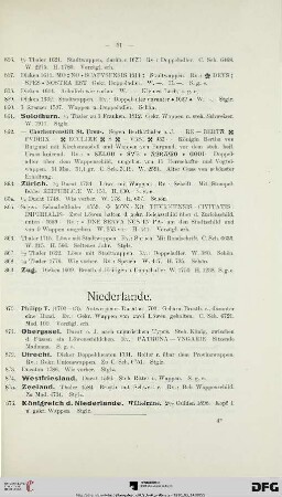Niederlande (Nr. 870-876)