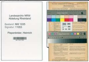 Entnazifizierung Heinrich Piepenbreier , geb. 13.06.1903 (Ingenieur)