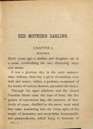 Her mother's darling : a novel ; in three volumes, 1