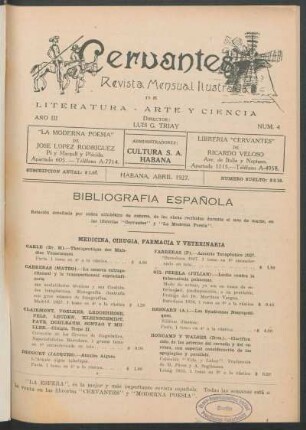 Bibliografía española