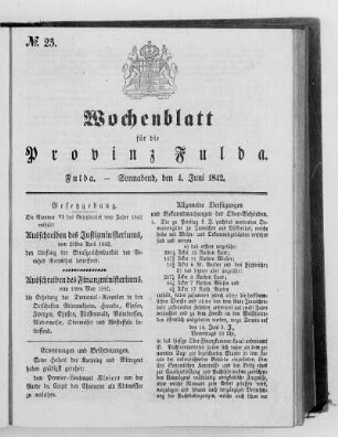 Nr. 23. [S. 440/441 fehlt.]