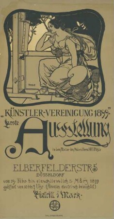 Künstler-Vereinigung 1899. Erste Ausstellung in dem Atelier des Malers H. E. Pohle