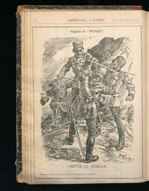 Página de "Punch." : Servía la heroica.