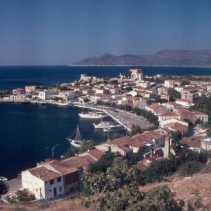 Samos, Pythagórion. Pythagórion=Tigani, Hafenplatz an der Südküste, die antike Polis. E70