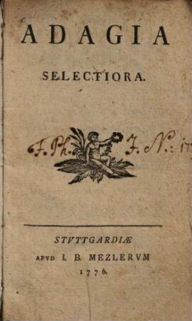 Adagia selectiora