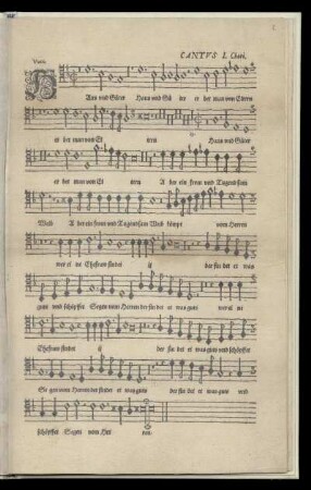 Cantus I. Chori.
