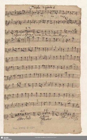 Viola: di Gamba. 1