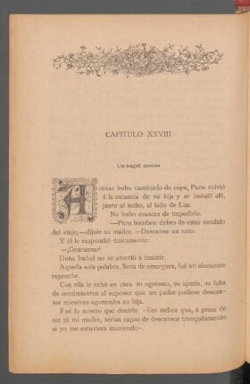 Capítulo XXVIII - Un ángel menos