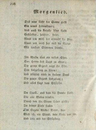 Morgenlied