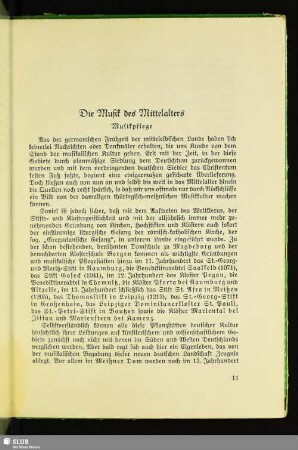 Die Musik des Mittelalters