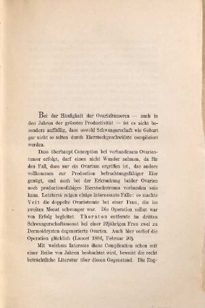 Ovariotomie bei Gravidität : Inaug.-Diss. d. Univ. Jena