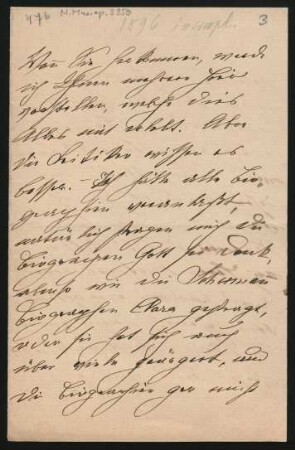 Brief an Richard Batka 1896