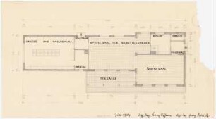Belegschaftsgebäude der Standard-Lack-Werke, Berlin-Plötzensee: Grundriss
