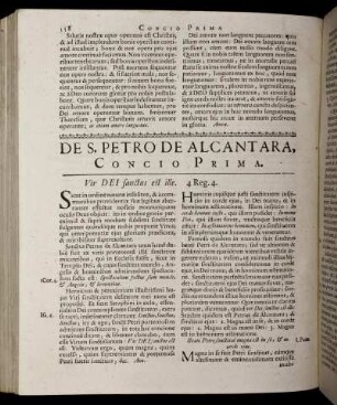 De S. Petro de Alcantara, Concio Prima. - De Fidelibus Defunctis, Concio Prima.