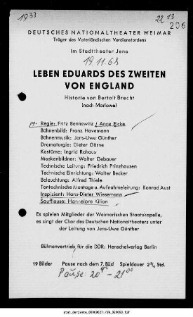 Leben Eduards des Zweiten von England