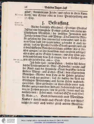 I. Bestraffung.