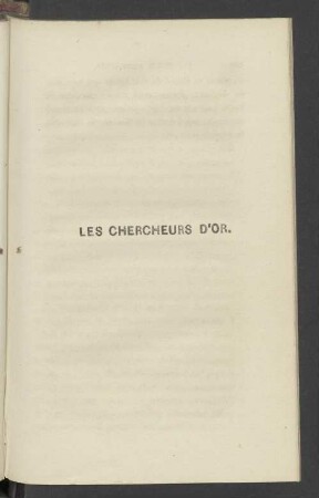 Les Chercheurs D'Or
