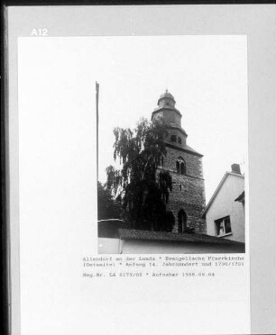 Evangelische Pfarrkirche — Chorturm