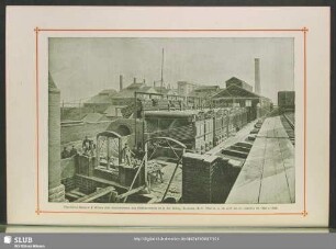 Chaudières Babcock & Wilcox avec èconomiseurs, aux Etablissements de la Cie Solvay, Syracuse, N.-Y. 7652 m. q. de surf. de ch. Installés de 1882 à 1890