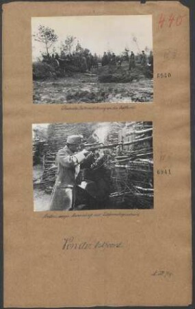 Österr.-ungar. Mannschaft mit Zielfernrohr