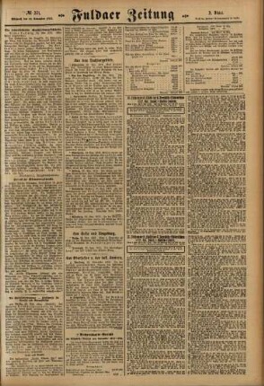 Zweite Ausgabe vom Mittwoch, den 24. November 1915.