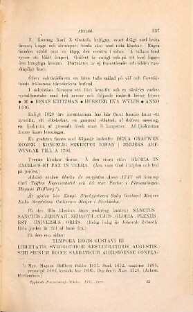 Upplands Fornminnesförenings tidskrift. 14 = Bd. 2, H. 9. 1888