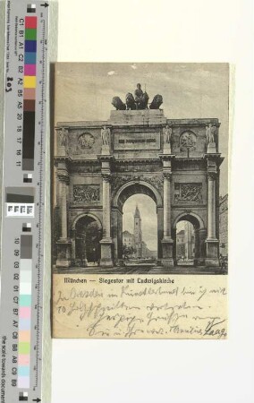 Postkarte an Gustav Schiefler