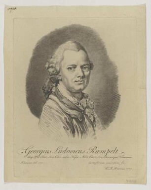 Bildnis des Georgius Ludovicus Rumpelt