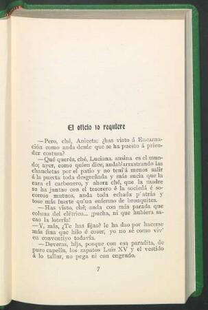 El oficio lo requiere