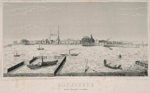 Rendsburg von der Nordwest-Seite gesehen.