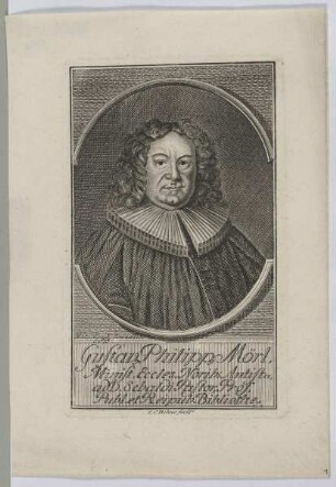 Bildnis des Gustavus Philippus Mörl