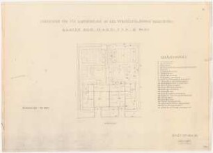 Gartenanlage Brabag (Braunkohle Benzin AG) - Siedlung Magdeburg: Hausgarten zu Typ IV: Grundriss 1:100