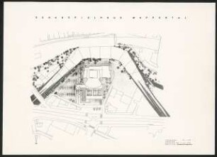 Schauspielhaus, Wuppertal: Lageplan Vorentwurf