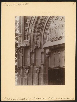 Exkursion Hehl 1898: Liebfrauenkapelle an der Pfarrkirche St. Maria in Frankenberg