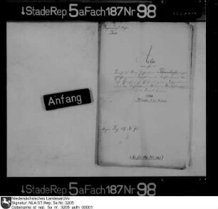 Gesuch des Oberinspektors Andreas Scharnhorst um Befehlserteilung an die Konsumtionsakzise-Einnehmer wegen Einsendung von Verzeichnissen über Abgänge und Zuwächse bei der Konsumtionsakzise an die Lizentkammer