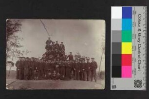 Gruppenfoto Mannschaft und Offiziere