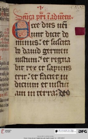 Capitula per circulum anni (Temporale, Sanctorale, Commune sacntorum)