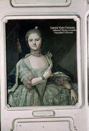 Porträt der Infantin Louise Maria Theresia von Parma, Prinzessin von Asturien, nachmals Königin von Spanien