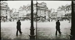 Paris. Place du Havre mit Blick auf den Gare Saint-Lazare